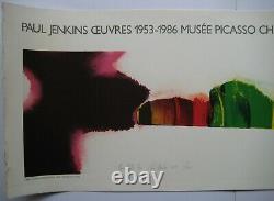 Jenkins Paul Poster Lithography Signed Pencil Handsigned Lithographic Poster
