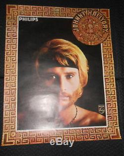 Johnny Hallyday 1969 Rare Original French Poster Post Riviere Open Your Bed