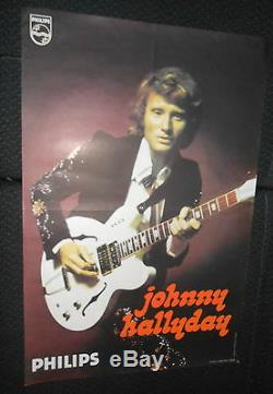 Johnny Hallyday End 70s Rare Original French Poster Poster