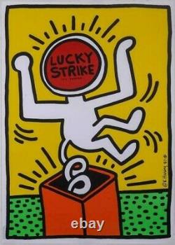 Keith Haring Lucky Strike 1987 Poster