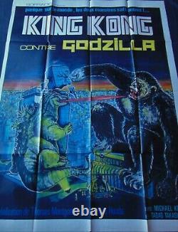 King Kong Against Godzilla Poster Original 120x160cm Poster 47 63 1962