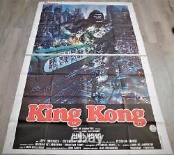King Kong Italian Original Poster 2 Parts 140x200cm 5578 1976