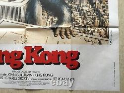 King Kong (eo 1976 Movie Poster) Original Grande French Movie Poster Mod A