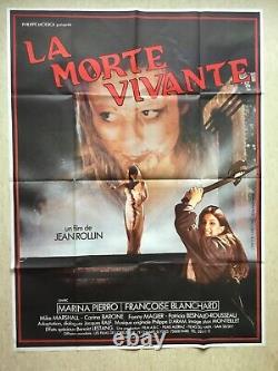 La Mort Vivant (original Moviefiche Eo 1983) French Movie Poster Rollin