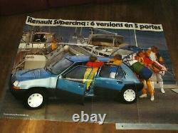 Large Poster Renault 5 Gtl Super Five R5 Poster Rnur
