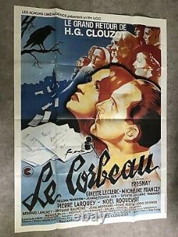 Le Crow Poster Cinema Ress'80 Original Movie Poster Pierre Fresnay