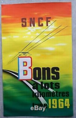 Lot 5 Posters Former Sncf Brenet, Brittany / Original Railway Posters