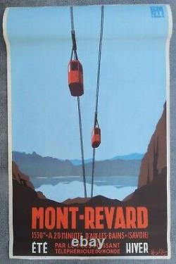Lot Of 7 Posters Old/original Travel Posters Litho Plm Revard 1930-1960