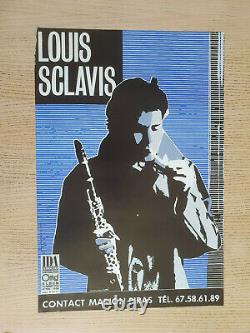 Louis Sclavis Original Poster Very Rare Circa 1980