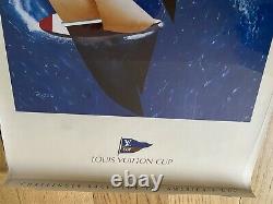 Louis Vuitton Poster Original Poster America's Cup San Diego Boat Boat USA