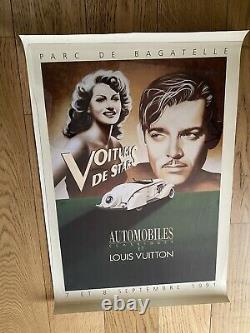 Louis Vuitton Poster Original Signed Razzia Hispano Suiza Roll Royce