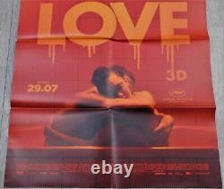 Love 3d Poster Original Belgian Poster 80x120cm 3147 2015 Gaspar Noe Glusman