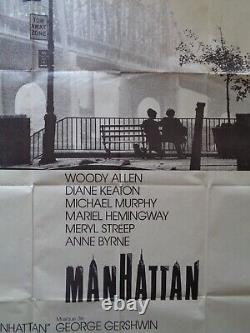 MANHATTAN Woody Allen Original Film Poster 120x160cm Vintage Movie Poster