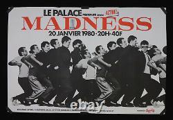 Madness Rare Poster Original Concert Théâtre Le Palace Paris 1980 Poster