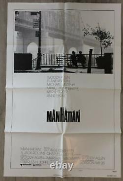 Manhattan 1979 Woody Allen Diane Keaton Original Poster