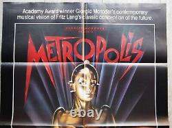 Metropolis Original US Poster 68/104 27/41 Reissue 1984 Lang Moroder