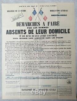 Ministry Of War Mobilization Displays Old / Original 1926 Poster