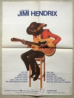 Movie Poster Cinema: A film about Jimi Hendrix (EO 1974)