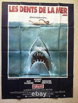 Movie Poster Teeth Of The Sea (eo 1976) Original Grande Jaws Poster En