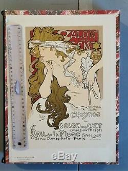 Mucha Litho Des Sens Original Masters Salon Poster 1897 Post Authentic