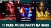 Music Party Banner Flyer Poster Free Download