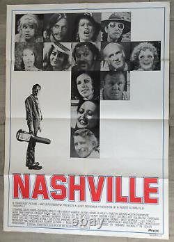 Nashville 1975 Robert Altman Original Poster
