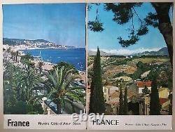 Nice Cannes Menton Riviera Cote D'azur 6 Old/original Posters