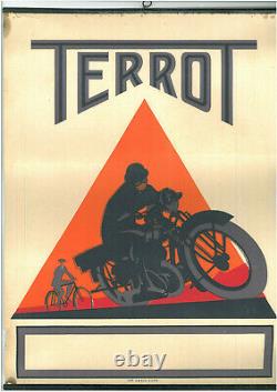 No. 1 Original Display Terrot 1932 Shows 30 X 40 B Lancy Cycles Moto Poster