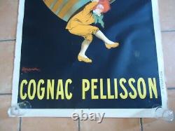 ORIGINAL POSTER COGNAC PELLISSON 80120 cm CAPPIELLO 1907 LIQUEUR