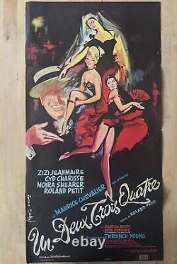 Old Cinema Poster One Two Three Four Original Vintage Movie Poster 1961