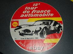 Original 1962 Tour De France Automobile Sticker Poster 40 CM