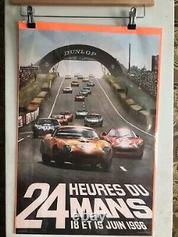 Original 24h Le Mans 1966 Poster