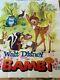 Original Bambi Movie Poster Displays 160 Cm X 118 Cm English Walt Disney