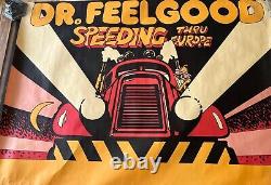 Original Dr Feelgood/speeding Thru Europe Poster. 1976. 76x101 cm.