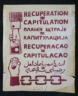 Original May 68 Poster RECOVERY = CAPITULATION 1968 poster 589