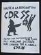Original May 68 Poster Stop The Fascistization Cdr Ss Poster 1968 495