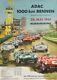 Original Nürburgring Adac 1000 Km Poster / Affiche Ferrari Aston Martin 1961 Top