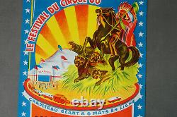 Original Old Circus Shows Francki Brothers 1960 Vintage Circus Posters