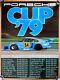 Original Porsche Cup 1979 Poster Post Ludwig Kremer 935 Turbo