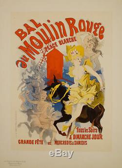 Original Post Master Of The Show Pl 53 Ball At The Moulin Rouge Jules Cheret