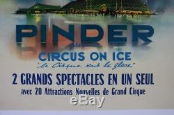 Original Poster Circus Circus On Ice Pinder Assumption Ruddy Post Ice Skate
