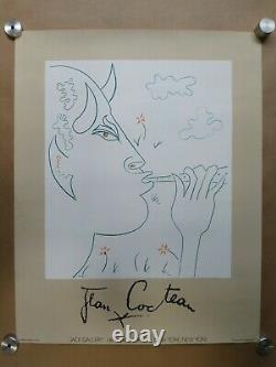Original Poster Displays Jean Cocteau Jack Gallery 1977