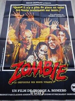 Original Poster MOD A 120x160cm of Zombie Living Dead 4763 1978 Romero