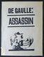 Original Poster May 68 De Gaulle Assassin Post May 1968 085