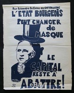 Original Poster May 68 Else Capital Breaking Marseille Post 1968 269