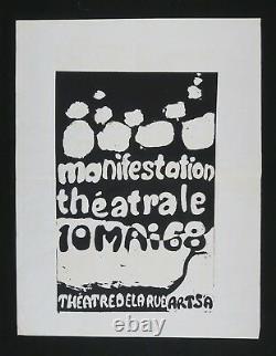 Original Poster May 68 Event Thétrale French Post May 1968 050