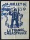 Original Poster May 68 La France Embastillee 14 July Crs Poster 1968 594