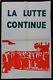 Original Poster May 68 La Lutte Continue May 1968 Poster 767