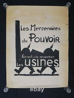 Original Poster May 68 Mercenaries Power French Post May 1968 121