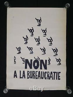 Original Poster May 68 No To The Bureaucracy Post May 1968 006